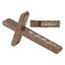 Edge collection - 10" x 5.5" - Brown - Distressed Laying Cross with Inspirational Message - 1 Piece
